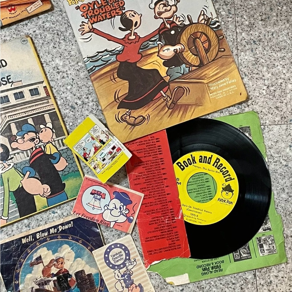 RARE VTG Popeye The Sailer Man Toys, Items & Books (New & Used) 22 piece bundle - Picture 6 of 9